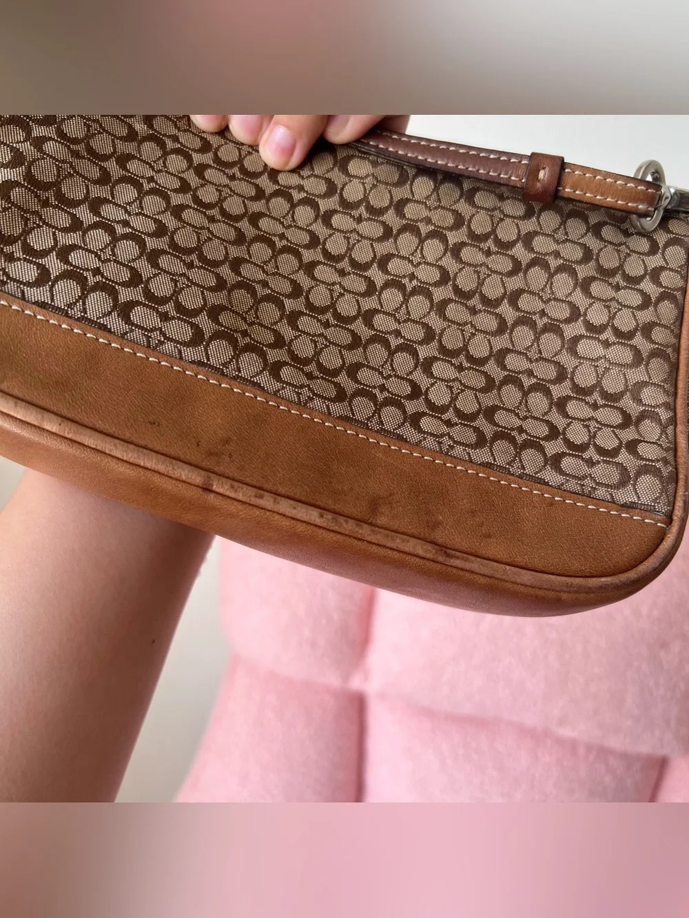 Vintage Coach Mini Signature 